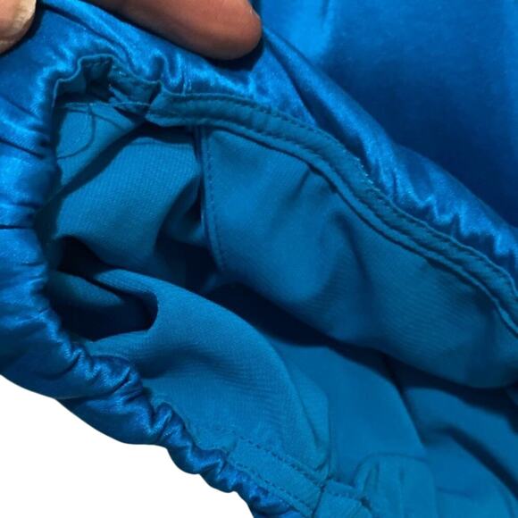 Alice + Olivia Bright blue twist tie silk blouse - Picture 6 of 9